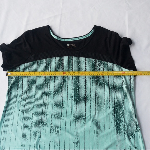 ACTIVEZONE ESSENTIALS Collection by Penningtons Women's 3X Short Sleeve Shirt - Picture 8 of 13